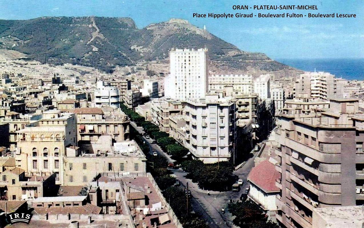 Oran - Plateau Saint-Michel - Place Hippolyte Giraud - Bd Fulton et Lescure.jpg